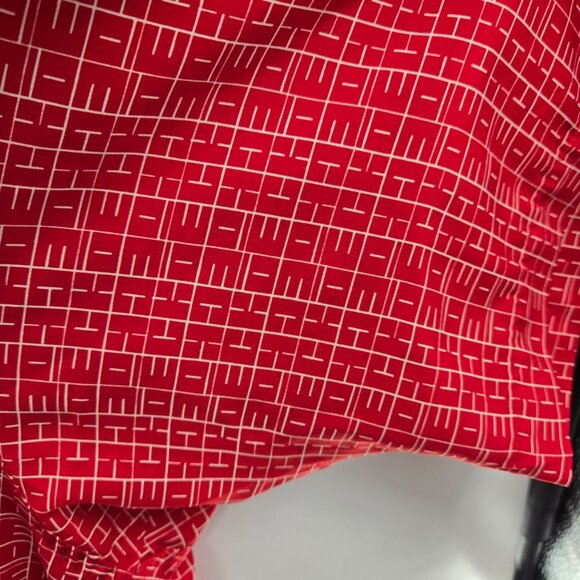 Marc Echo American Street Wear 90s Red White Design Button Down Shirt 3X - Picture 3 of 9